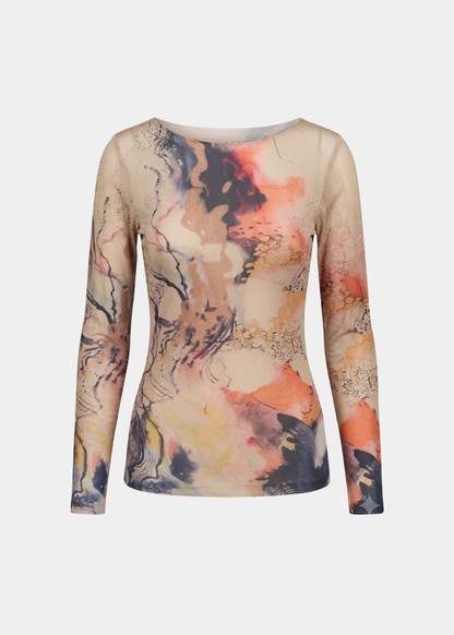 Renaissance Raw Edge Second Skin Top