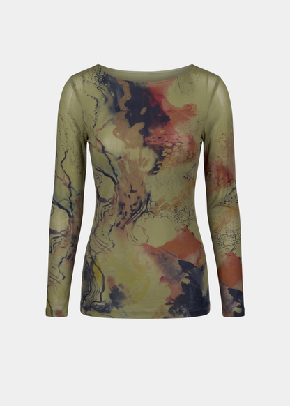 Renaissance Raw Edge Second Skin Top