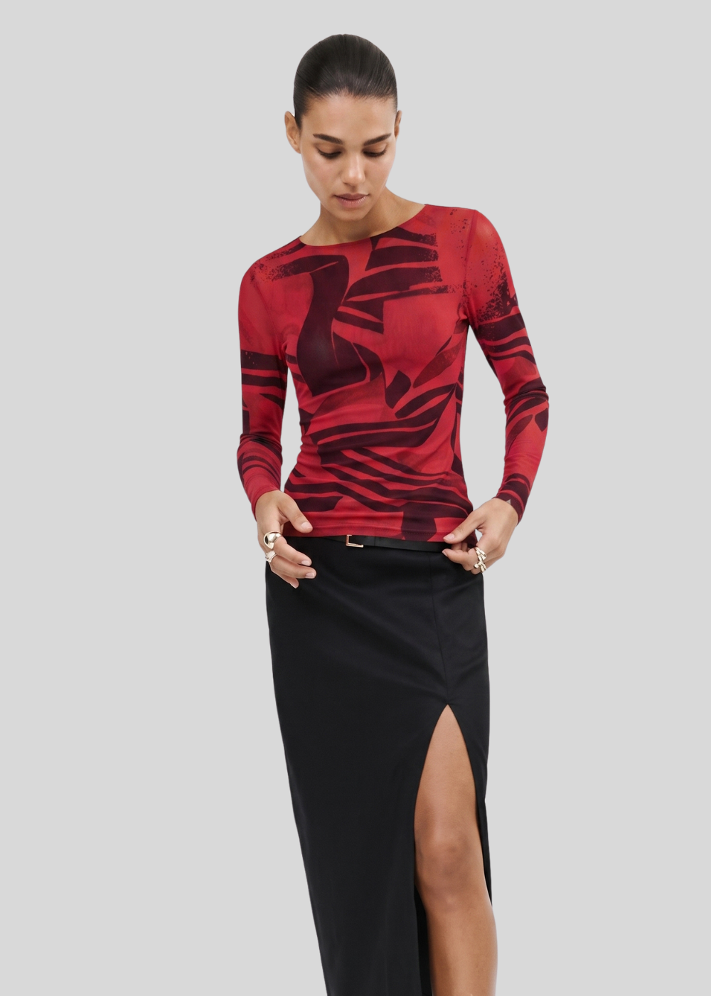 Tempo Raw Edge Second Skin Top