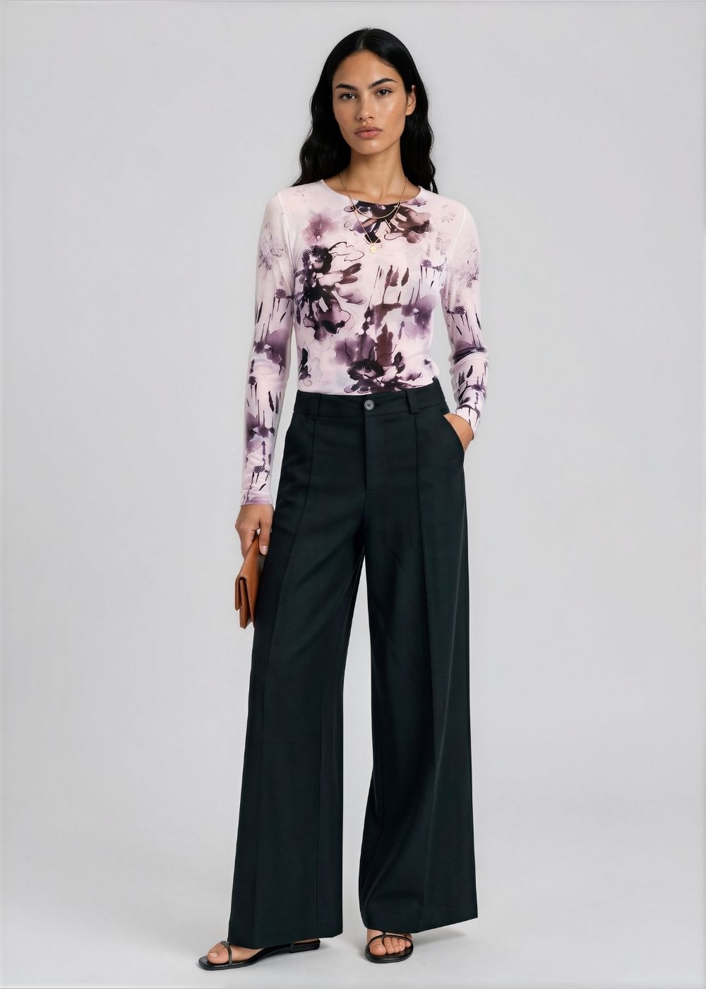 Poetic Raw Edge Second Skin Top