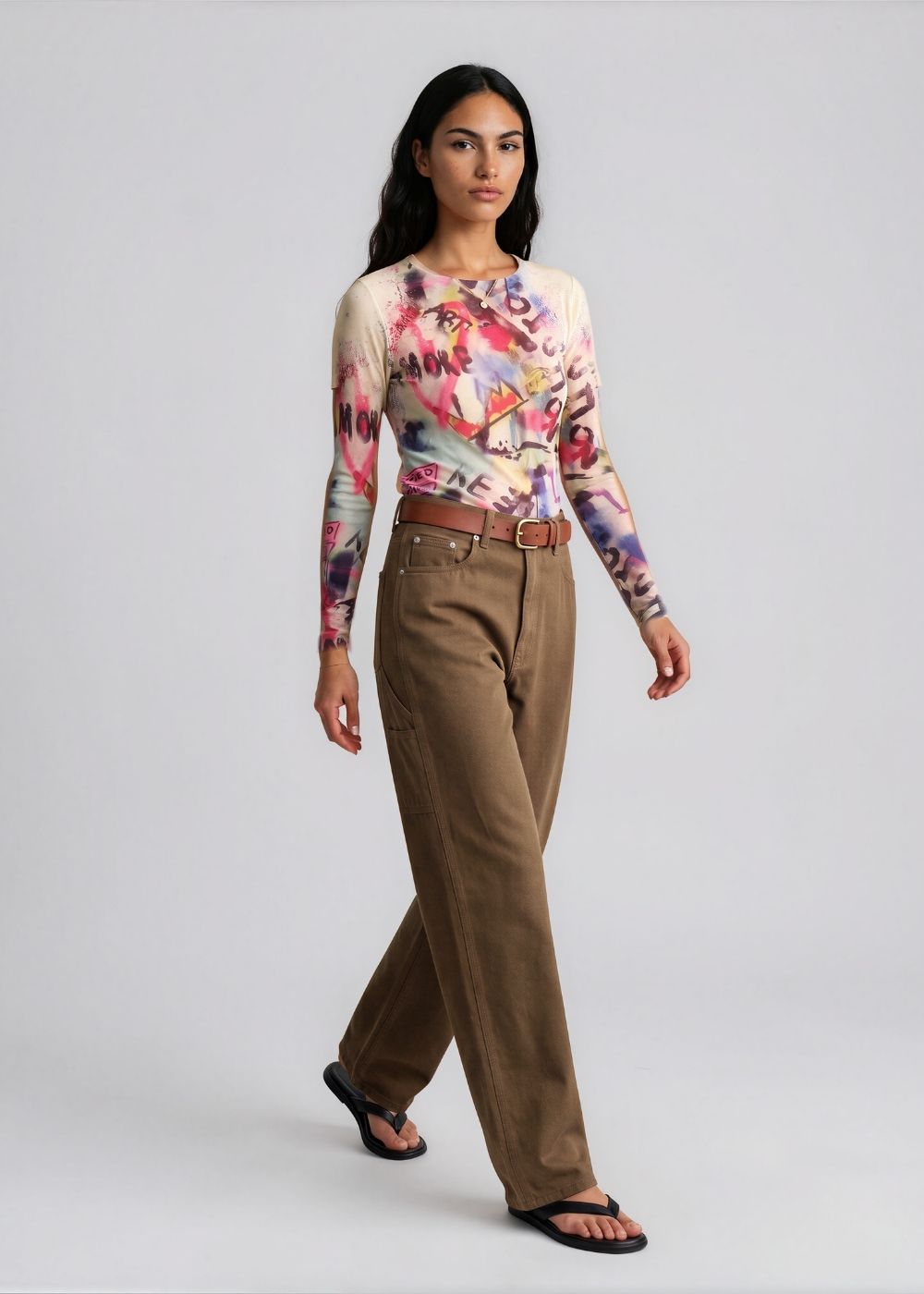 Amore Raw Edge Second Skin Top