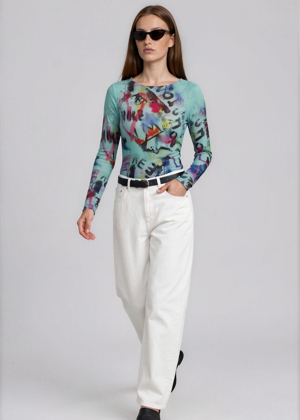 Amore Raw Edge Second Skin Top