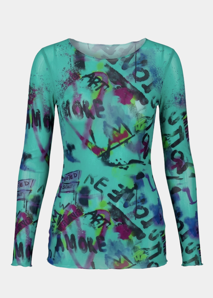 Amore Raw Edge Second Skin Top