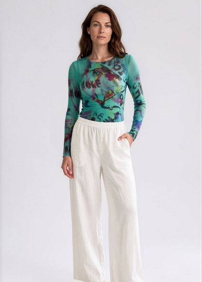 Amore Raw Edge Second Skin Top
