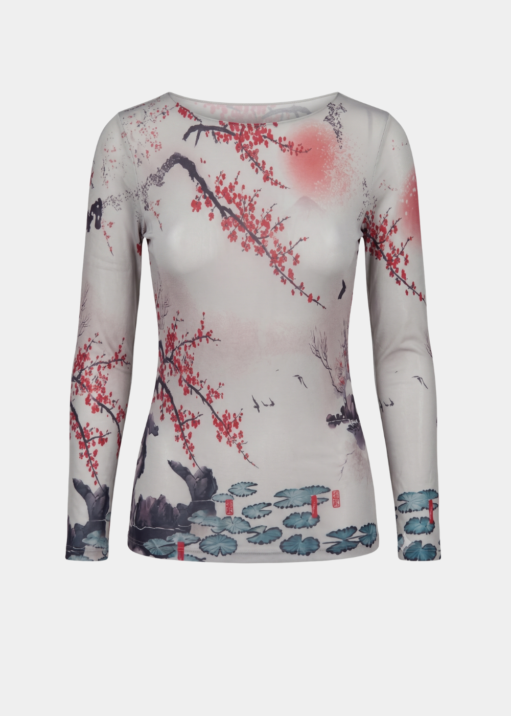 Sakura Raw Edge Second Skin Top