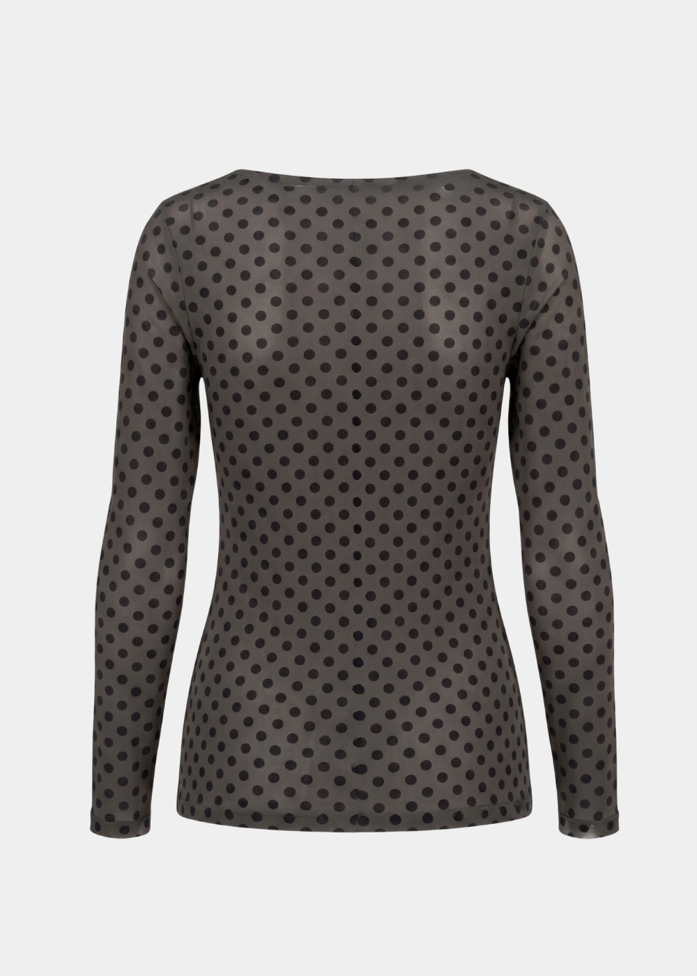 Classic Dot Raw Edge Second Skin Top
