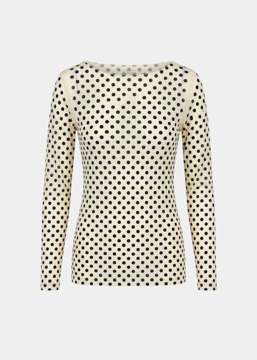 Classic Dot Raw Edge Second Skin Top