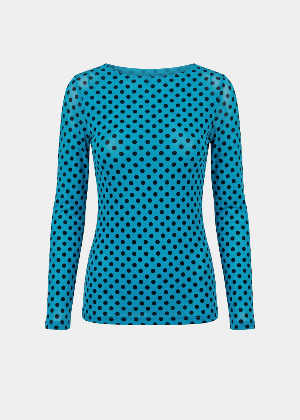 Classic Dot Raw Edge Second Skin Top