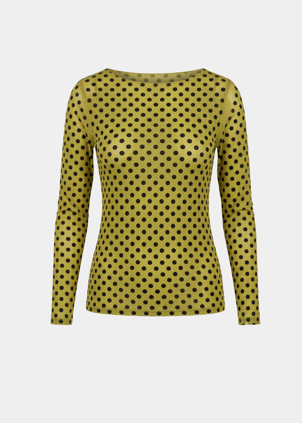 Classic Dot Raw Edge Second Skin Top