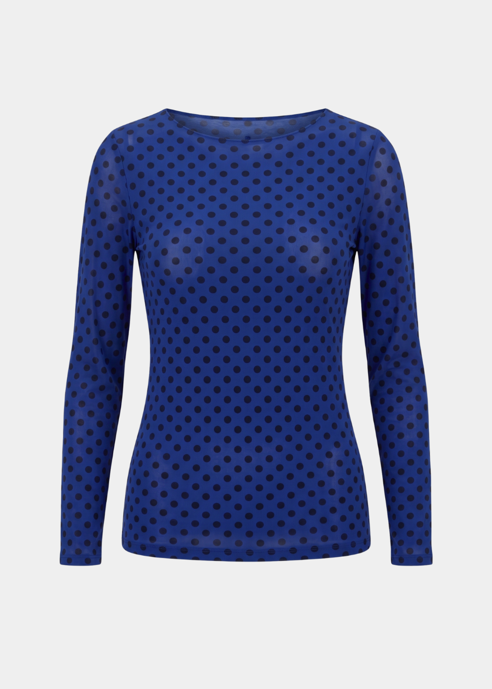 Classic Dot Raw Edge Second Skin Top