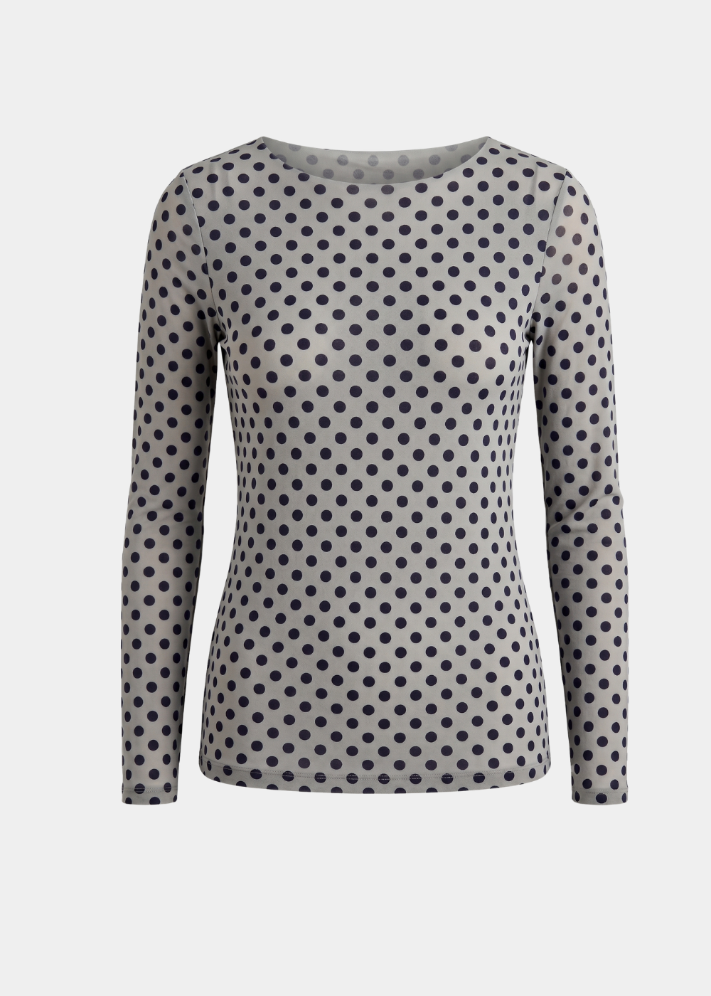 Classic Dot Raw Edge Second Skin Top