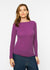 Solid Raw Edge Second Skin Top