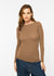 Solid Raw Edge Second Skin Top