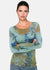 Ethereal Second Skin Raw Edge Top - In Stock