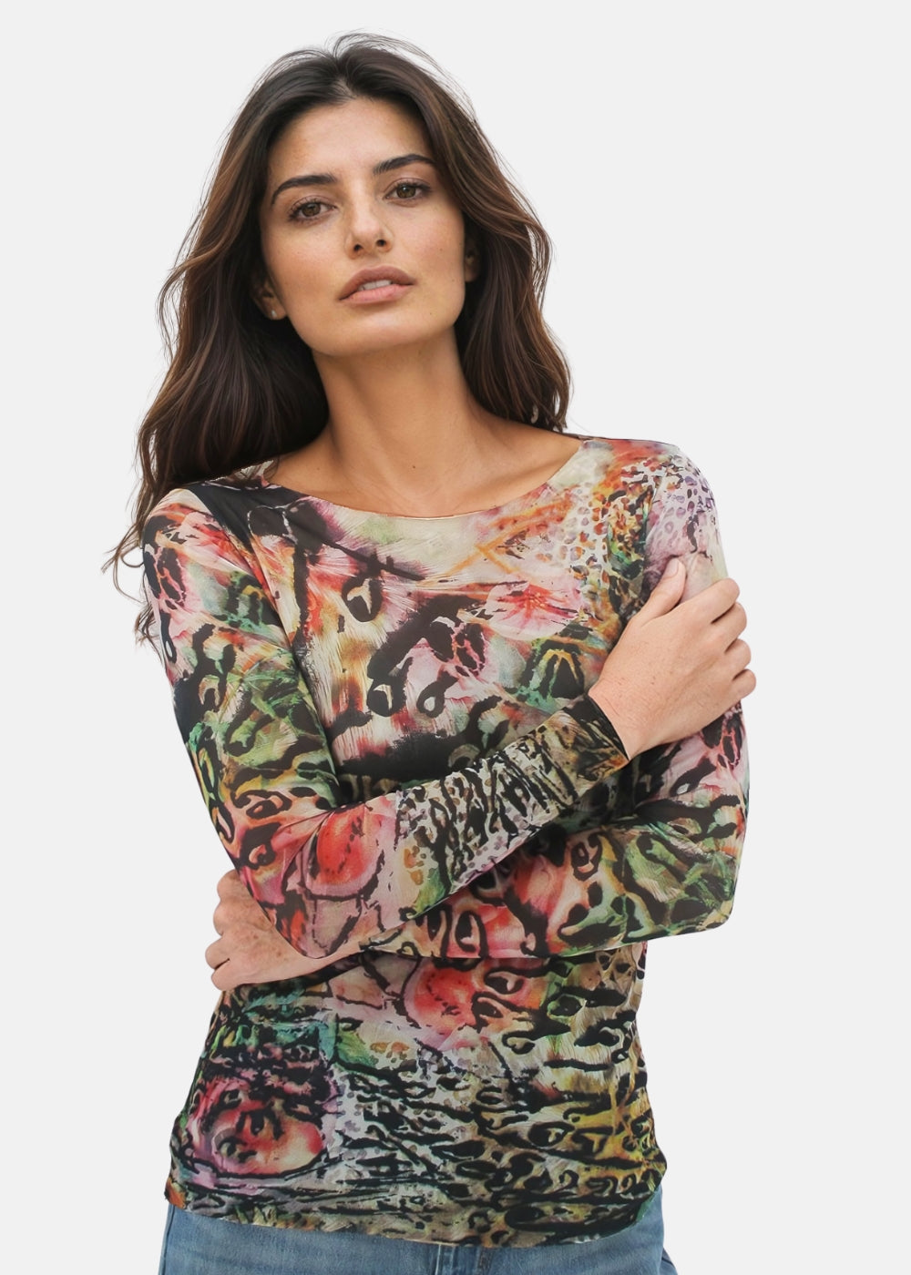 Wild One - NudiTee Sheer Top - In Stock