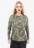 Paisley Second Skin Raw Edge Top