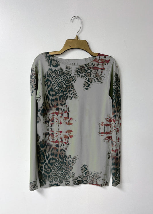 A Bit Animal Second Skin Raw Edge Top - In Stock