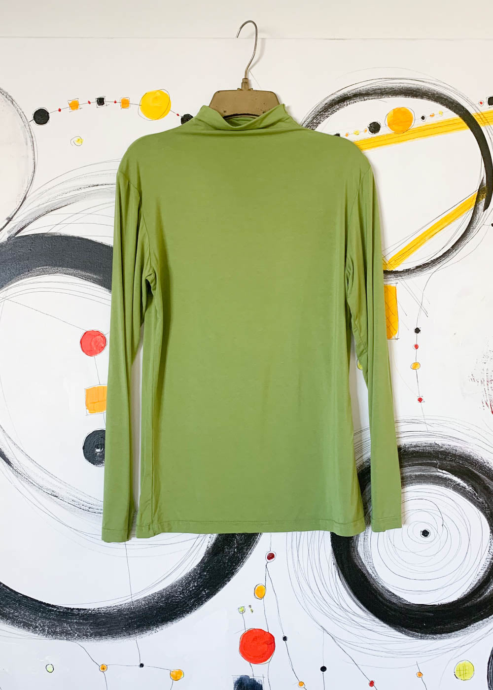 Brigitte Long Sleeve  Mockneck Top