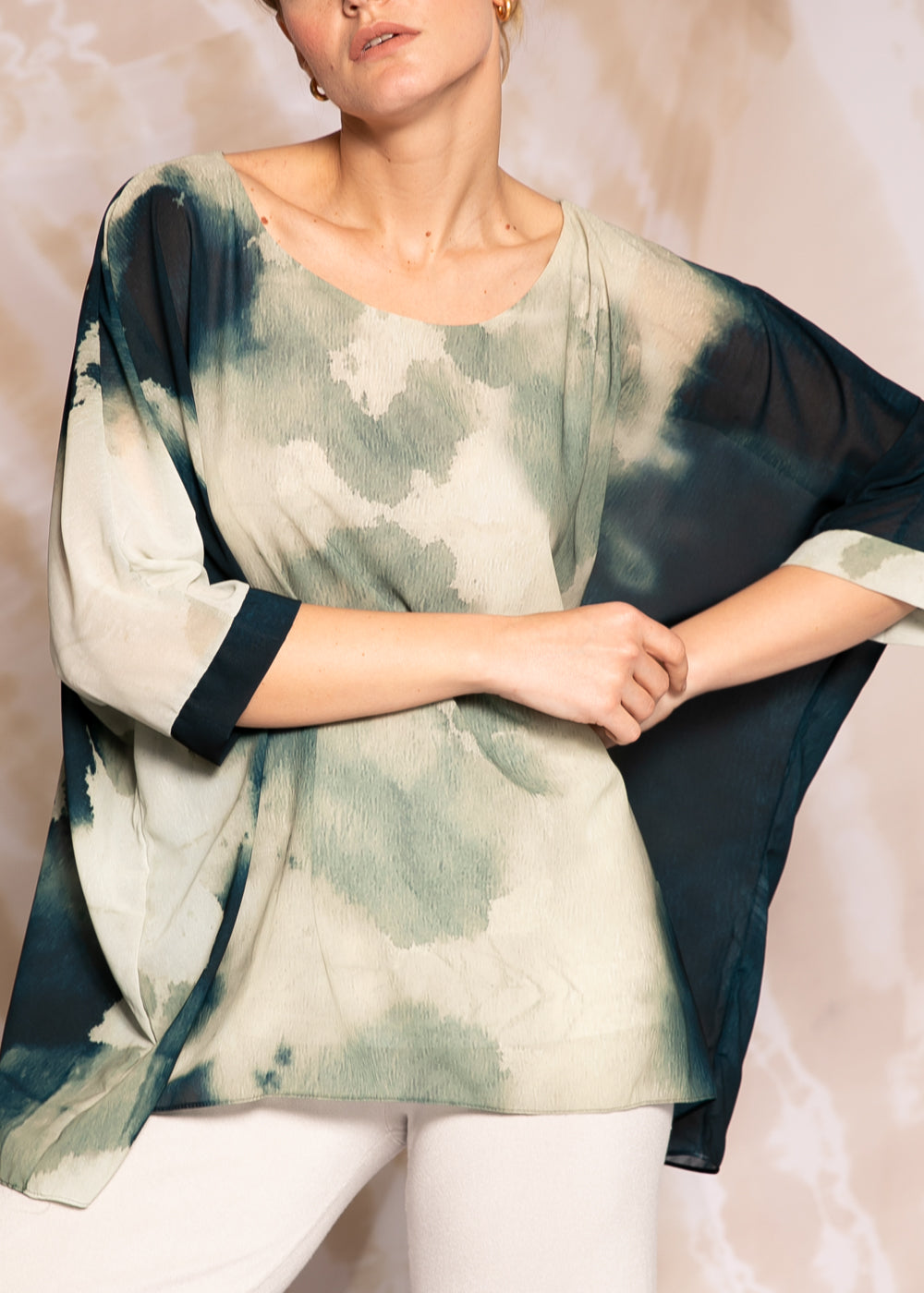 Capri Poncho in Desert Ombre - In Stock