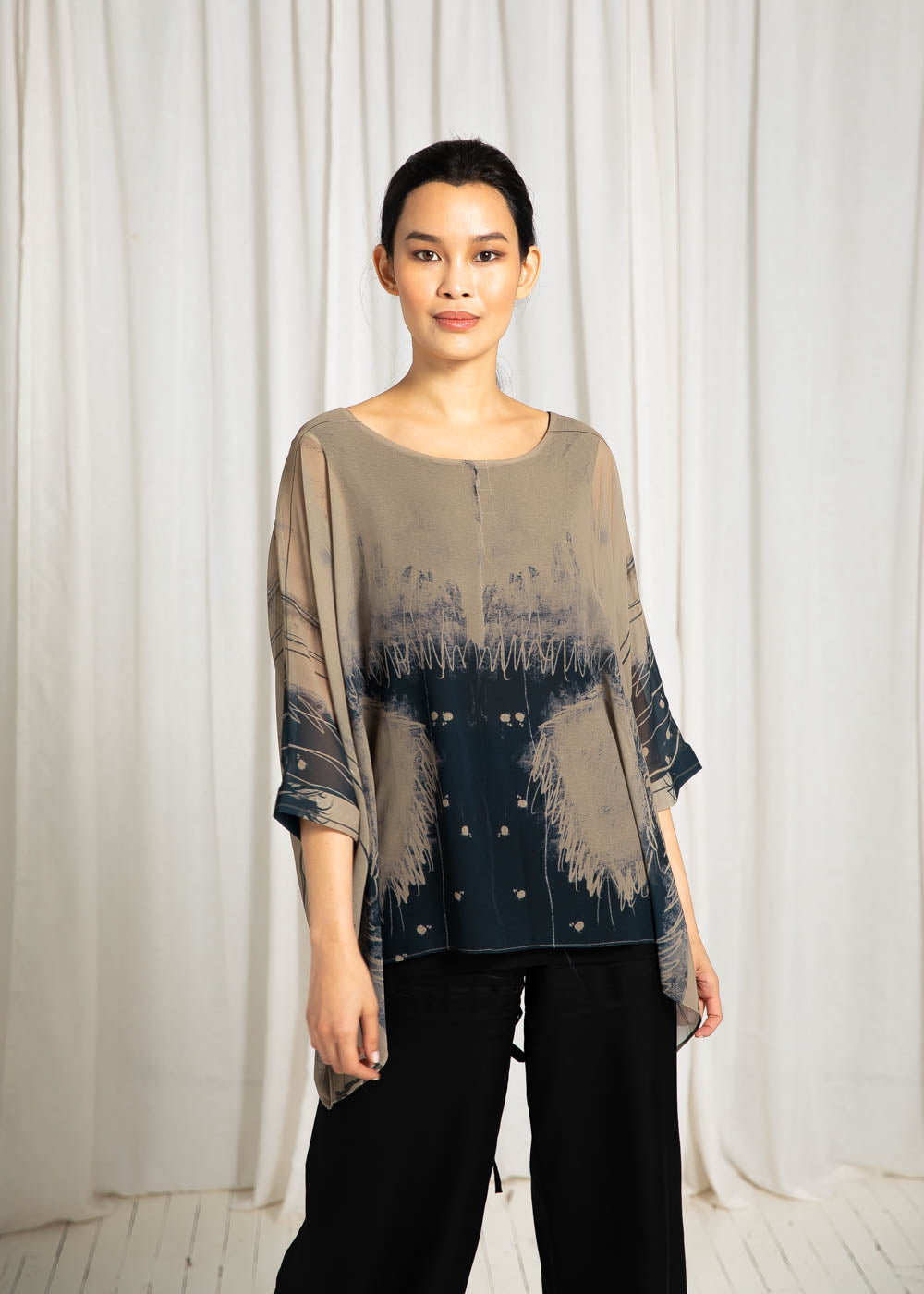 Capri Poncho in Western - In Stock