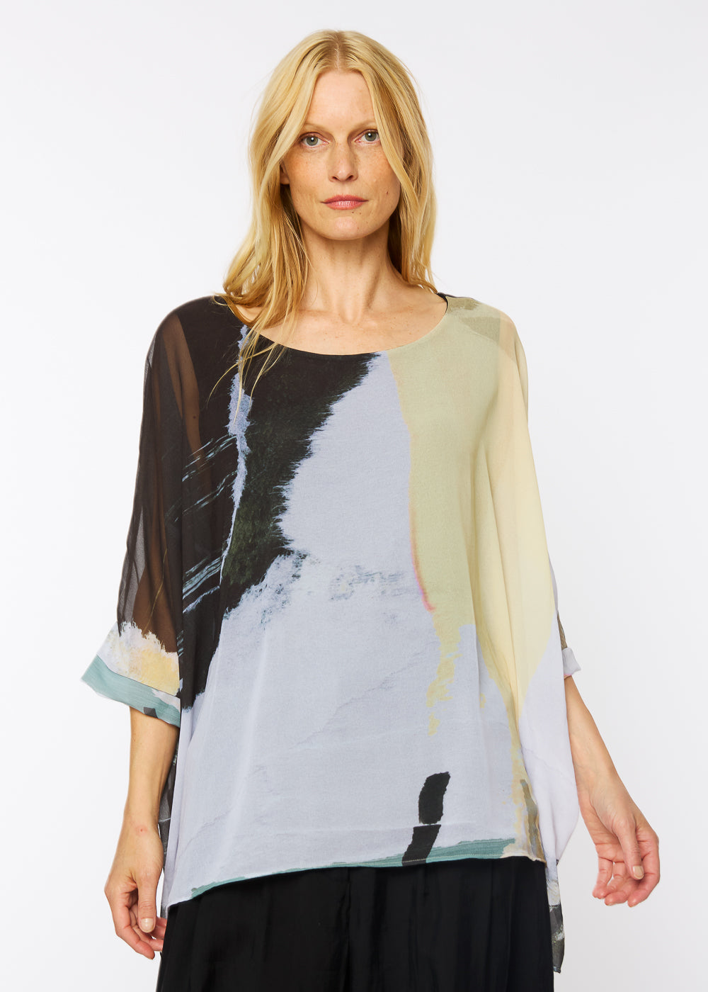 Capri Poncho in New Page - In Stock