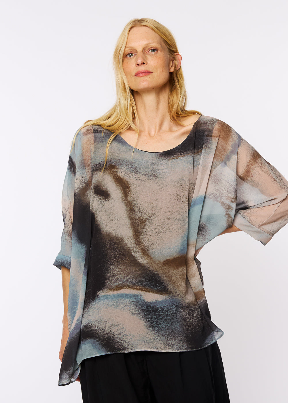 Capri Poncho in Desert Storm