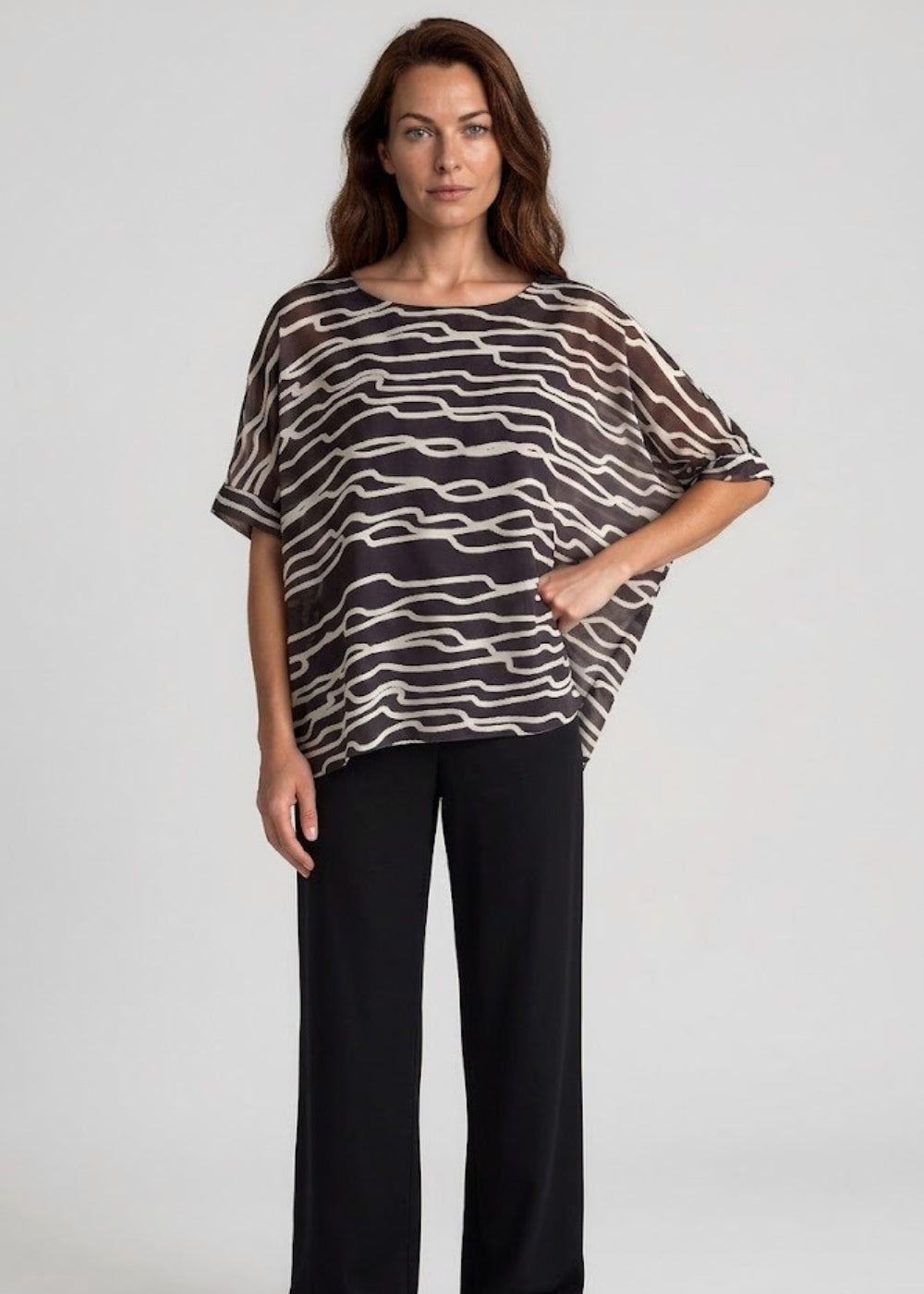 Capri Poncho in In Waves