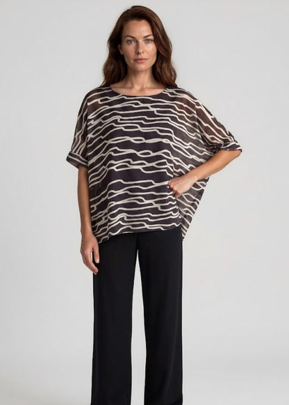 Capri Poncho in In Waves