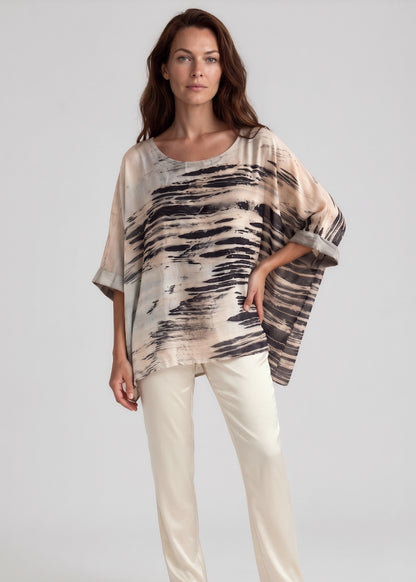 Capri Poncho in Here & There