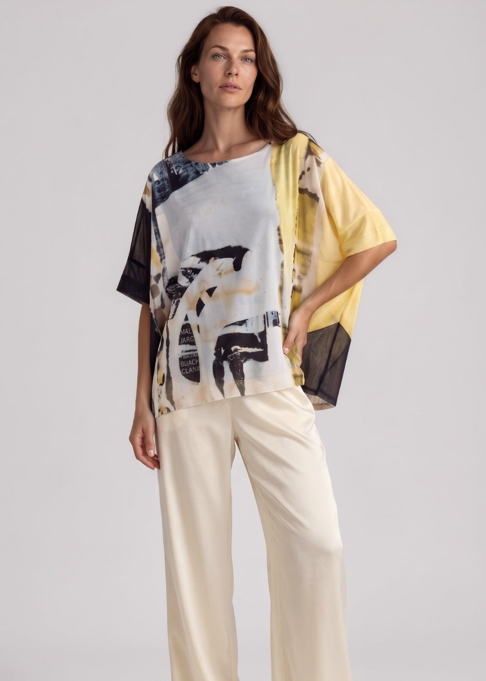 Capri Poncho in Off the Record