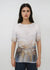 Florence Solid Double Sheer Short Sleeve Top - Prints
