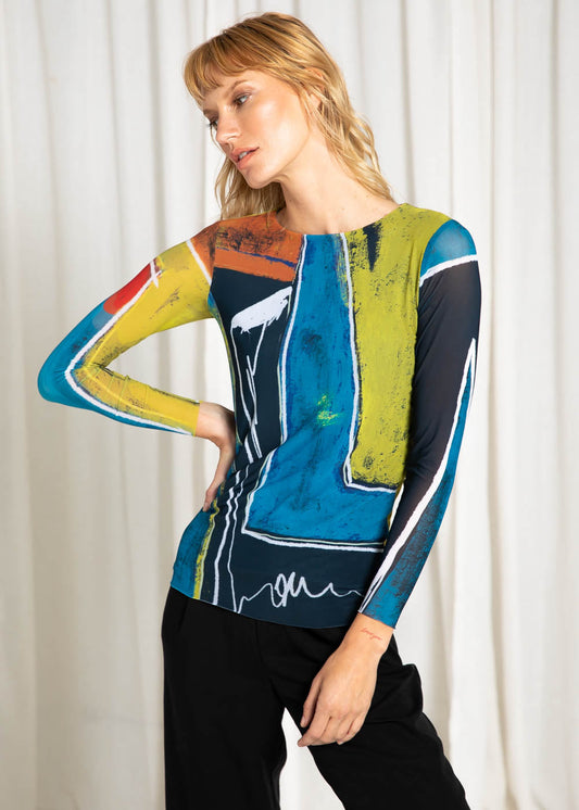 Wanderer - Florence Double Sheer Top - In Stock