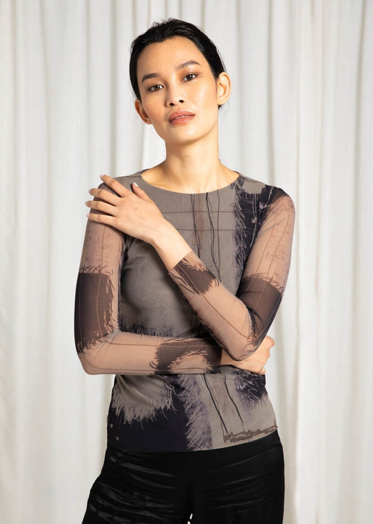 Western - Florence Double Sheer Top - In Stock