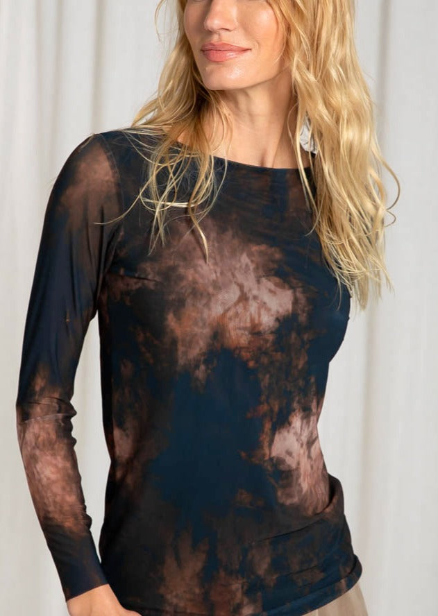 Velvet Dye Earth - Florence Double Sheer Top