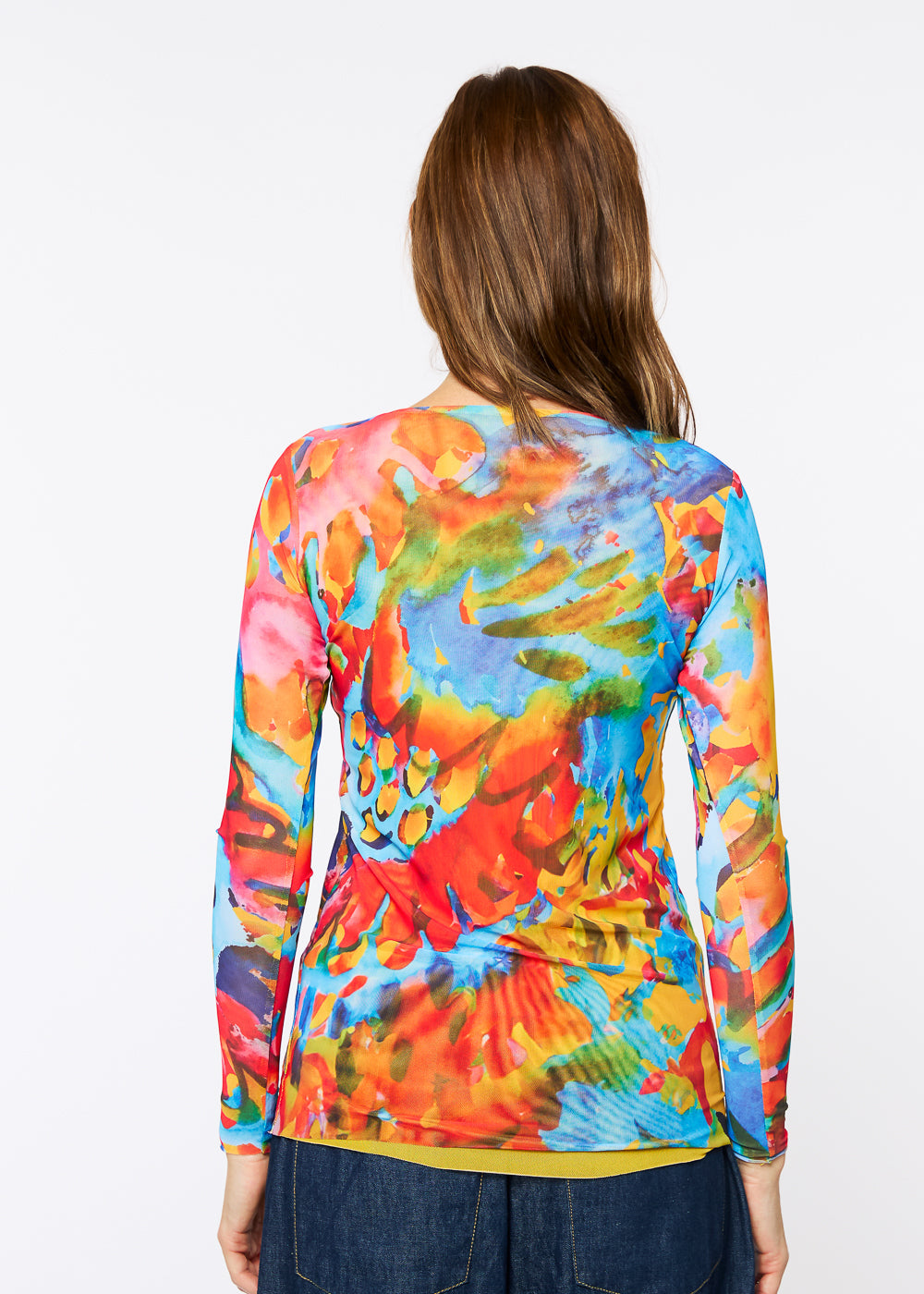Color Me Crazy - Florence Double Sheer Top - In Stock