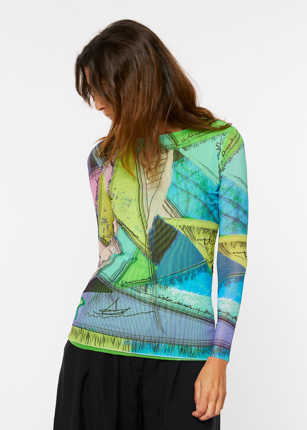 Angles - Florence Double Sheer Top - In Stock