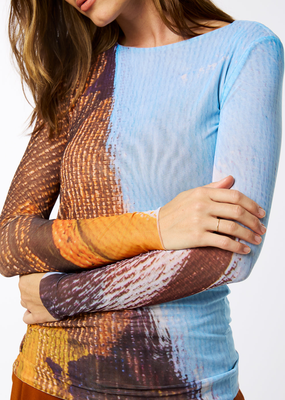 Coastal Wood - Florence Double Sheer Top - In Stock