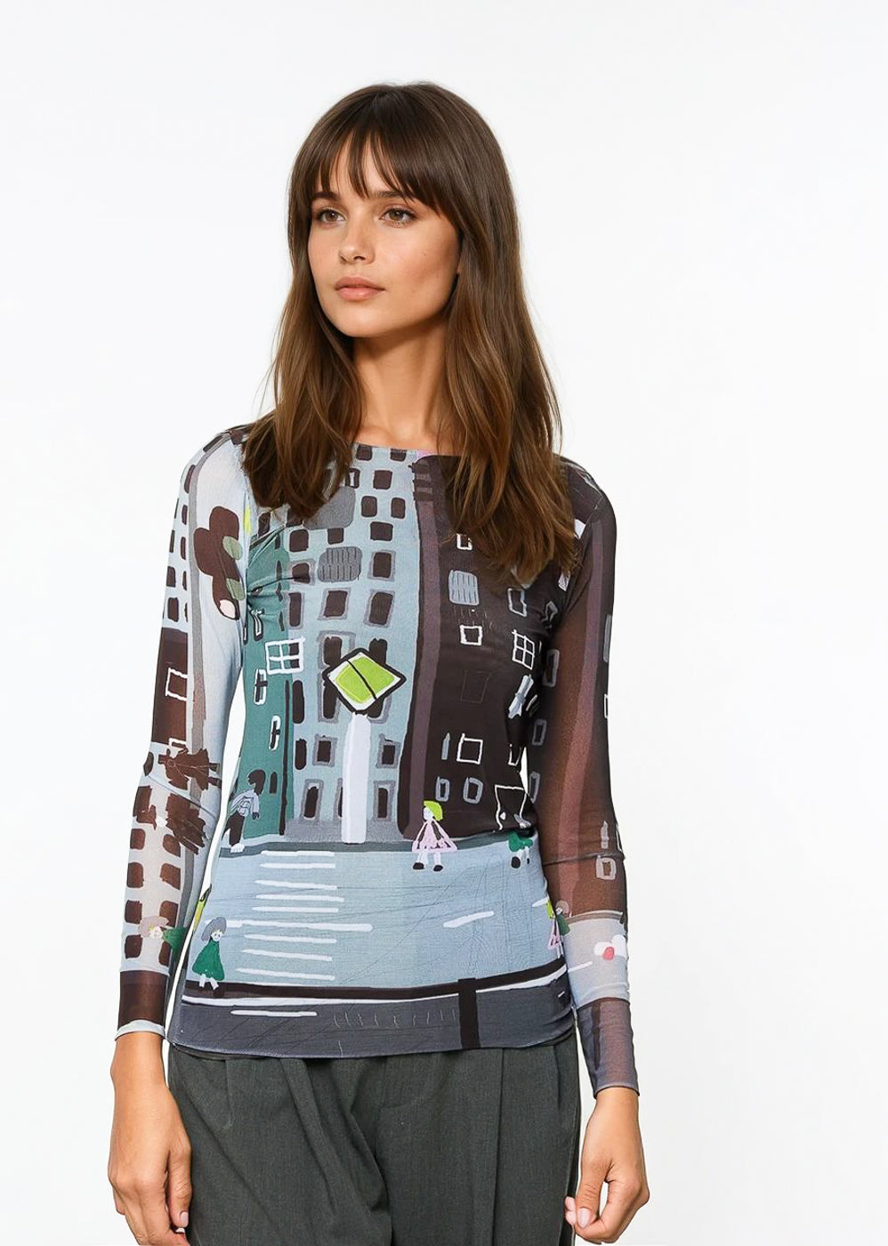 Manhattan - Florence Double Sheer Top