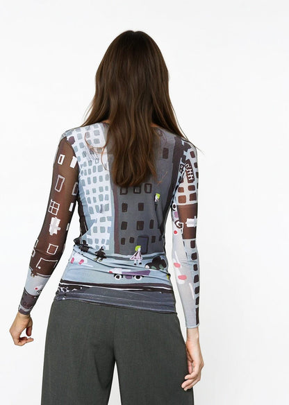 Manhattan - Florence Double Sheer Top