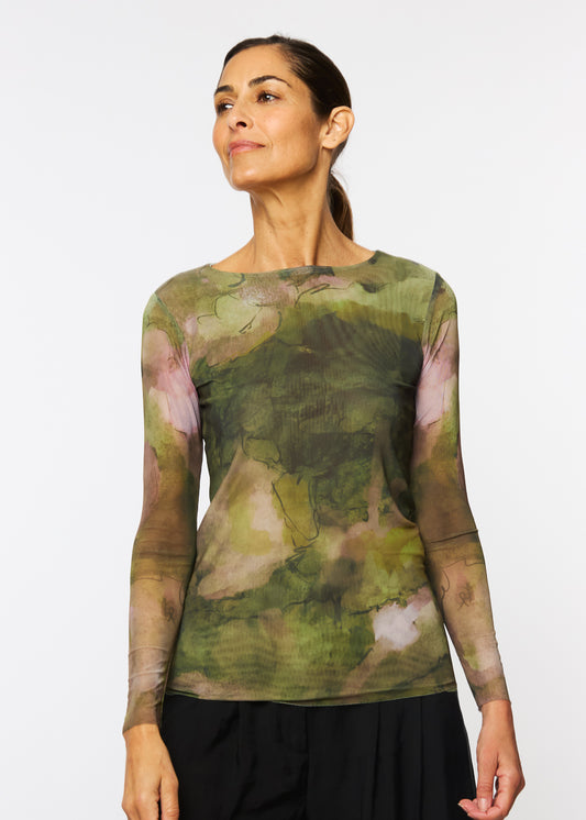 Moss Eden - Florence Double Sheer Top