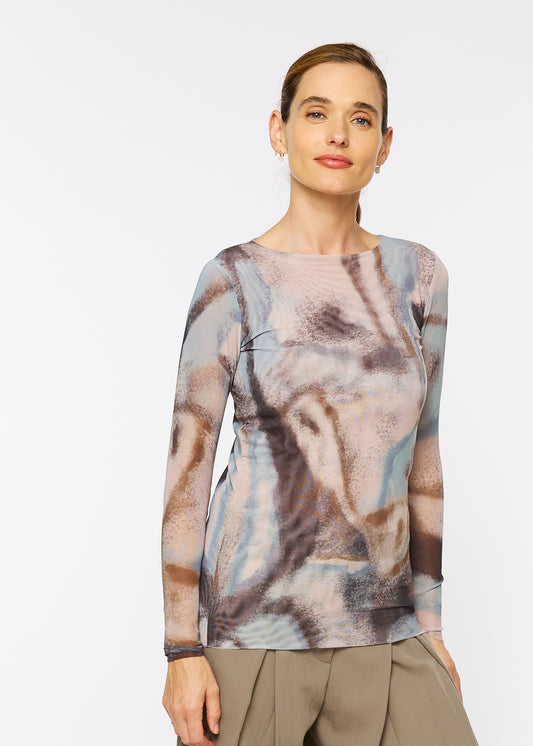 Desert Storm - Florence Double Sheer Top