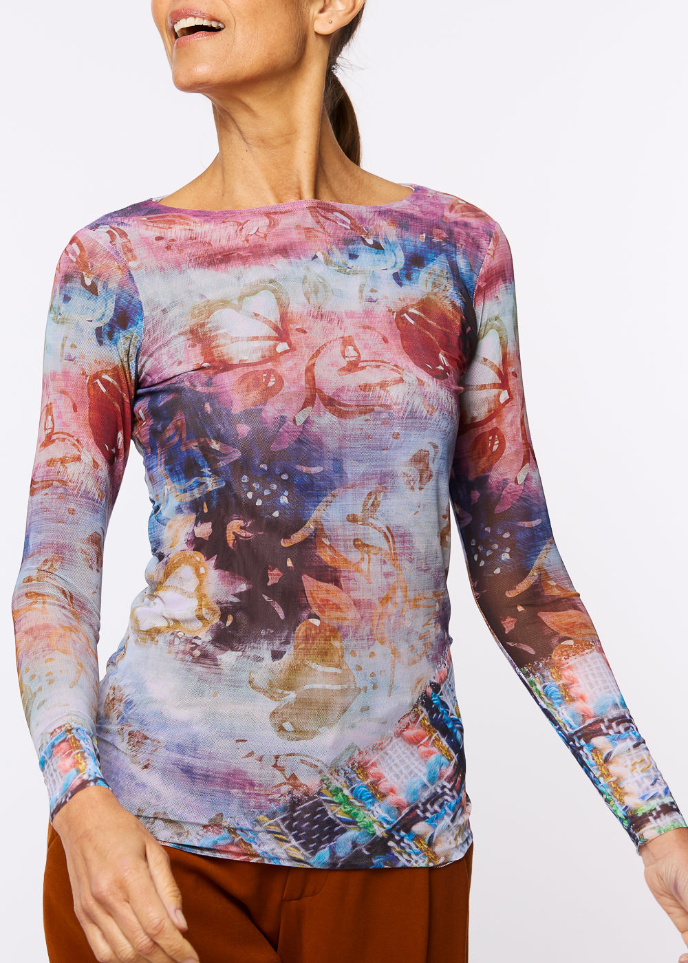 Stardust Collage - Florence Double Sheer Top