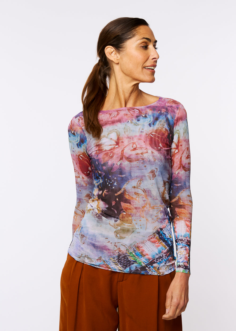 Stardust Collage - Florence Double Sheer Top