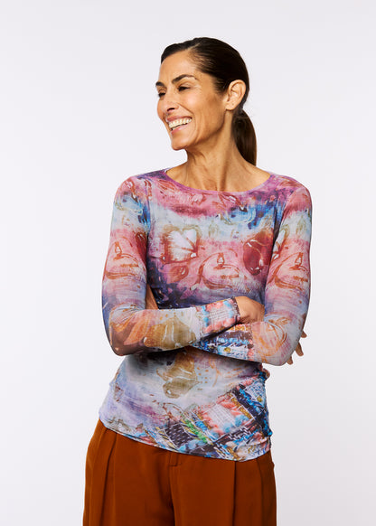 Stardust Collage - Florence Double Sheer Top