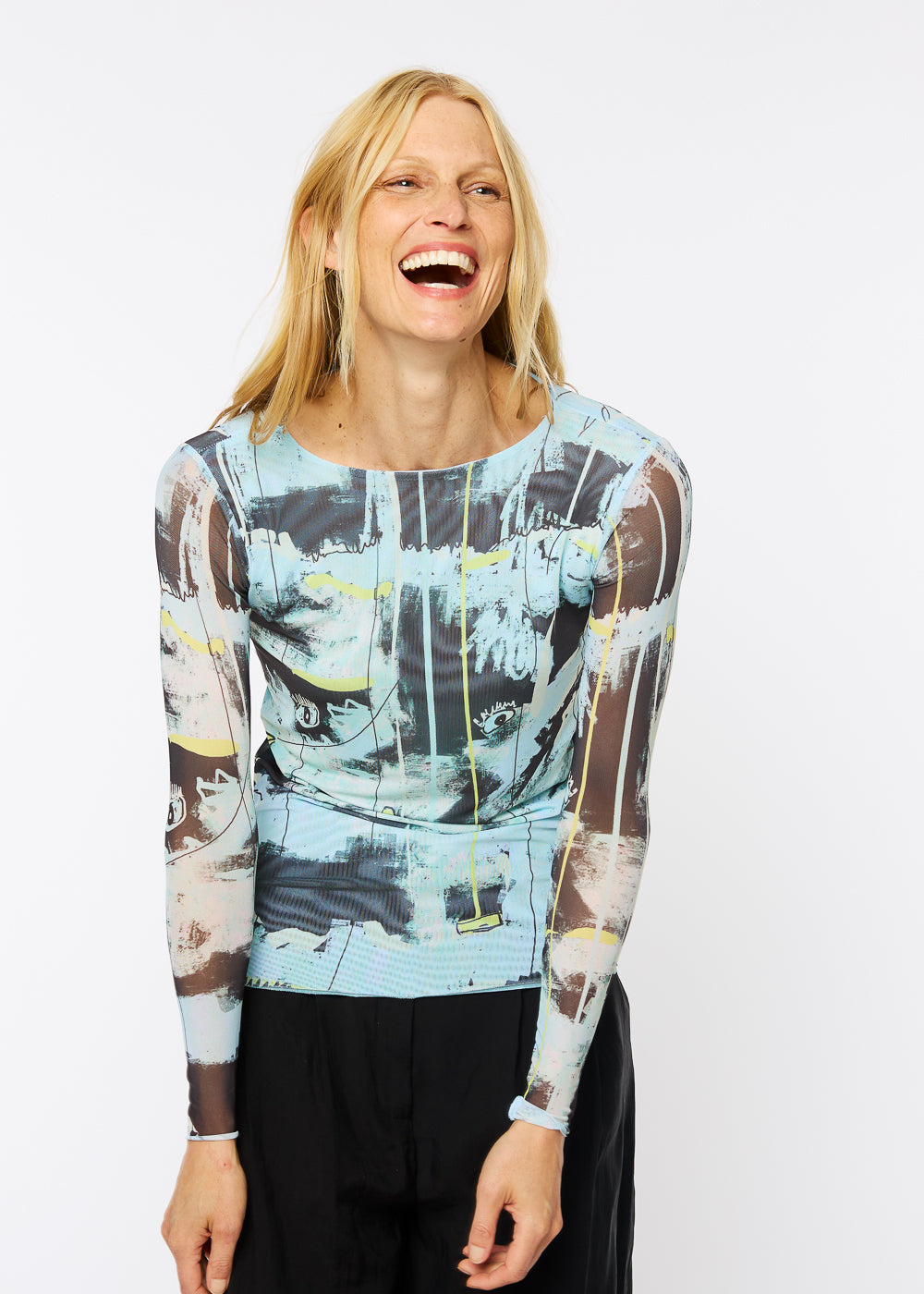 Rendez-Vous - Florence Double Sheer Top