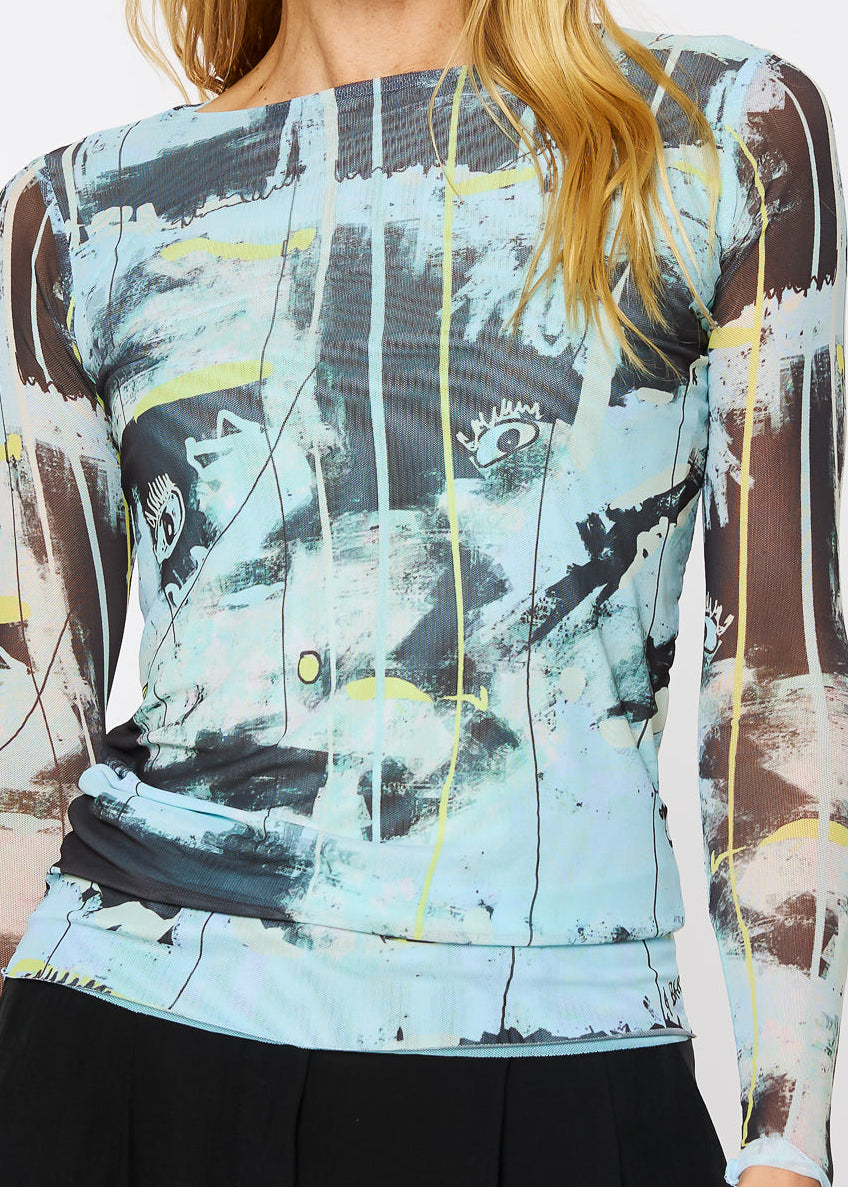 Rendez-Vous - Florence Double Sheer Top