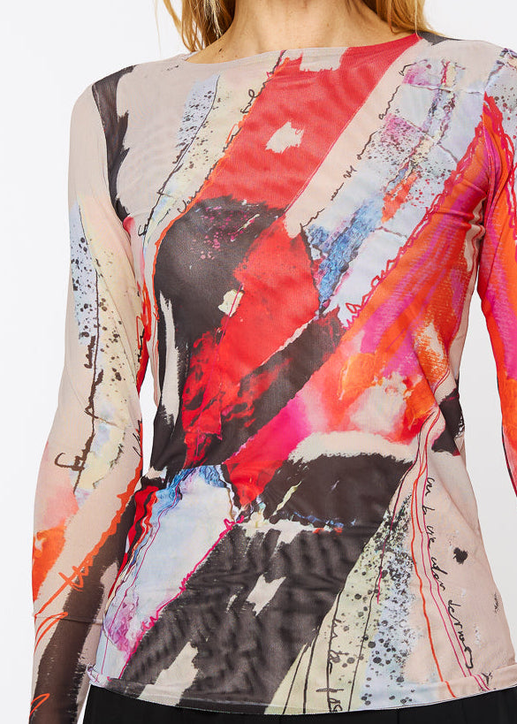 Crescendo - Florence Double Sheer Top