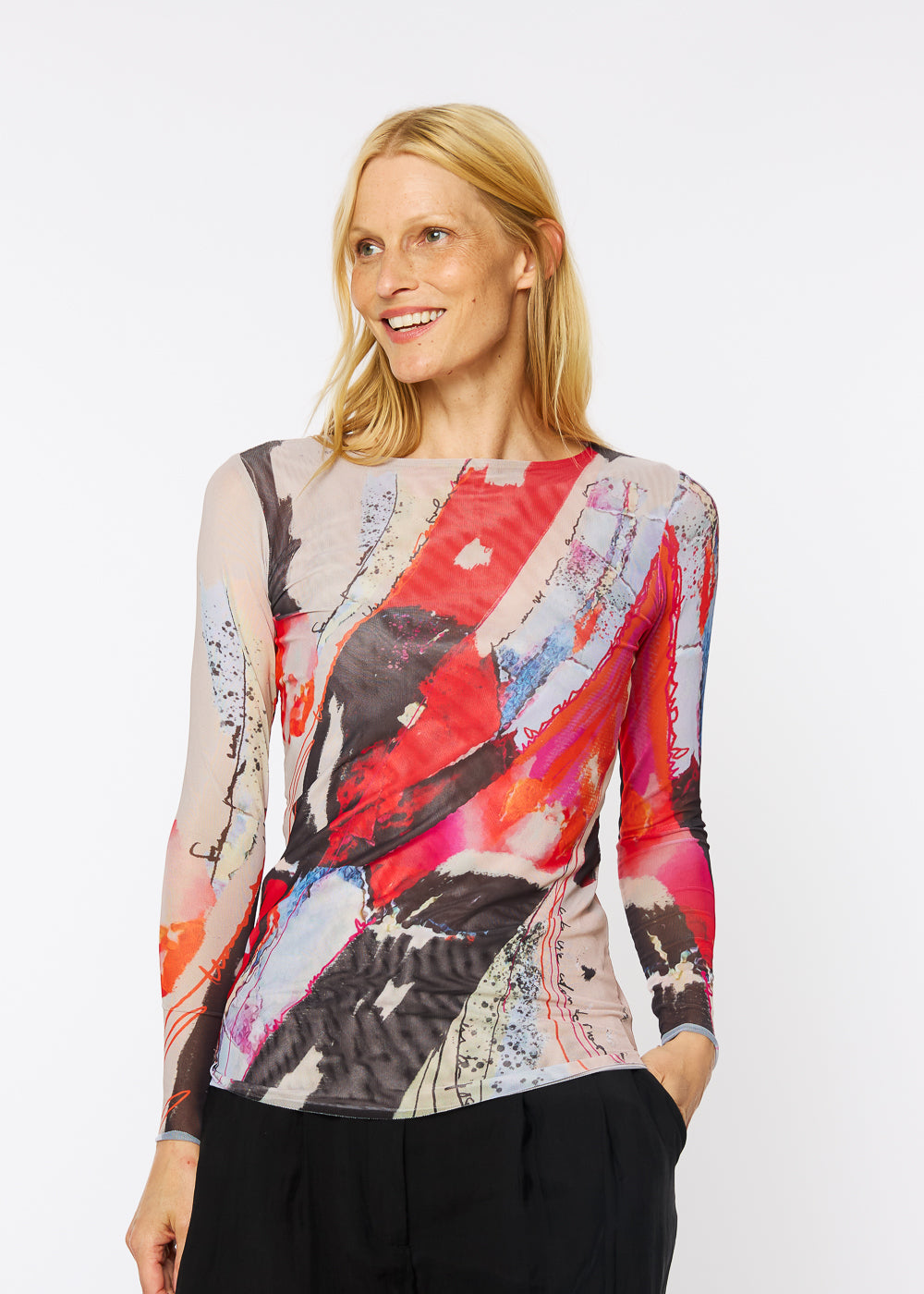 Crescendo - Florence Double Sheer Top