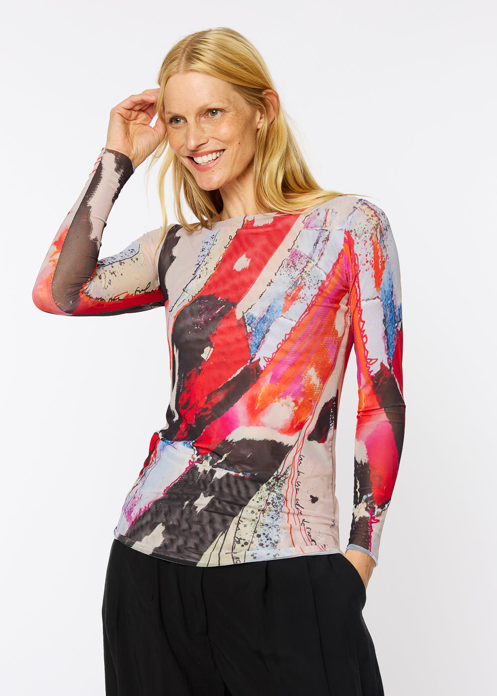 Crescendo - Florence Double Sheer Top