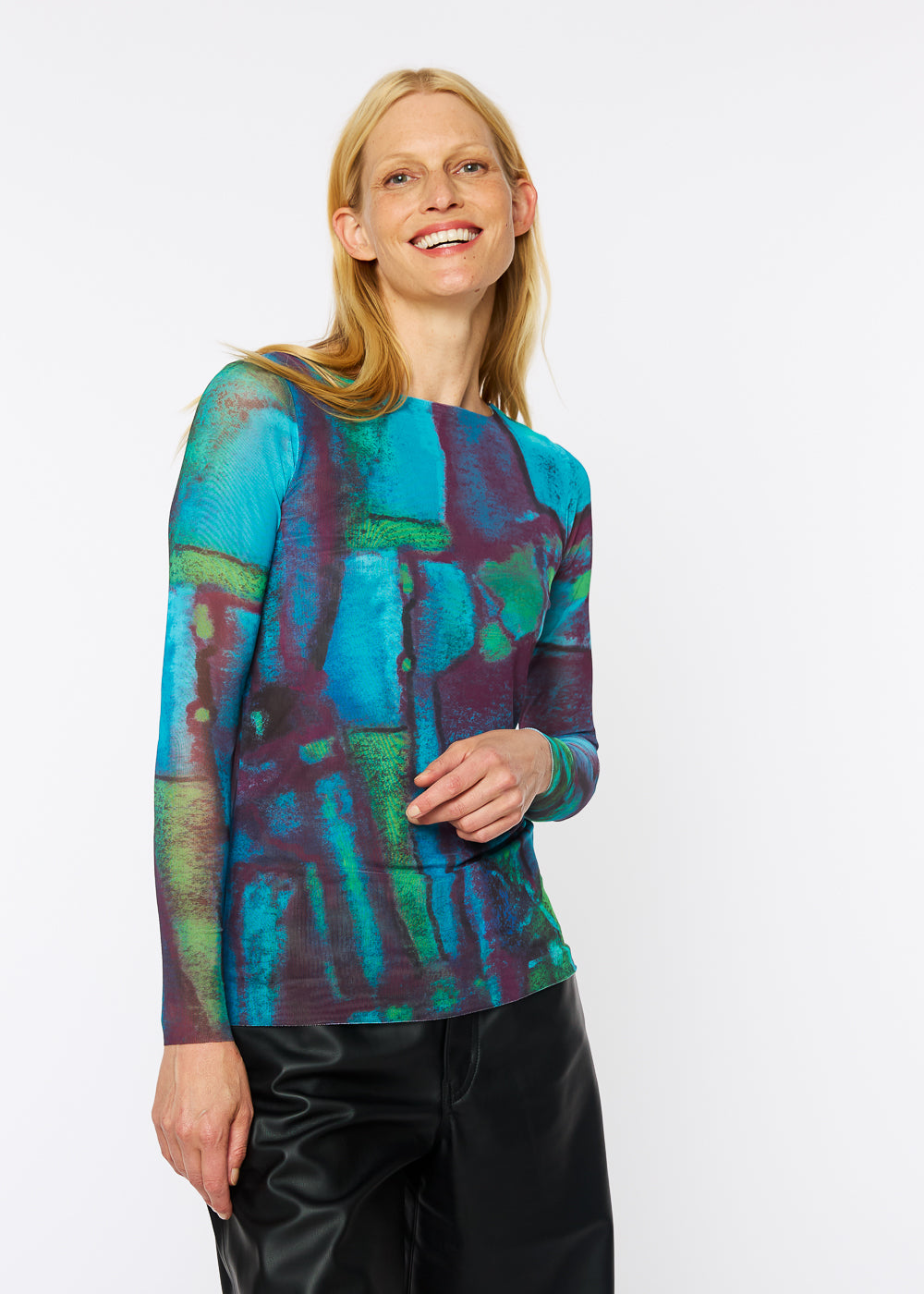 Blue Lagoon - Florence Double Sheer Top